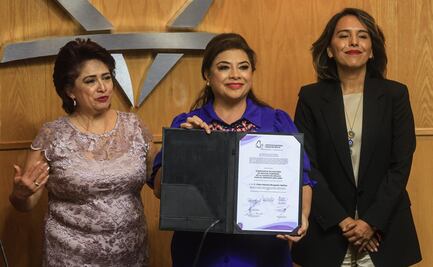 “No les voy a fallar”, asegura Clara Brugada al recibir constancia de mayoría en CDMX