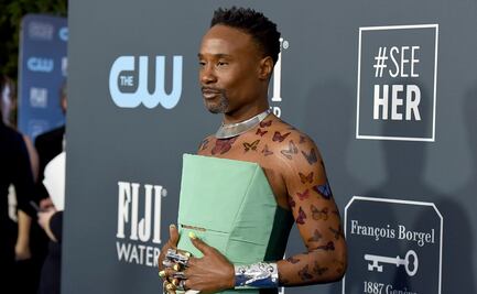 Billy Porter recrea mariposas estilo Salma Hayek en los Critic´s Choice Awards