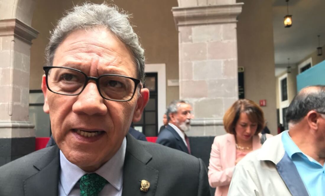 El rector de la Universidad Autónoma del Estado de México (UAEM), Alfredo Barrera Baca. (Foto: Claudia González / EL UNIVERSAL)