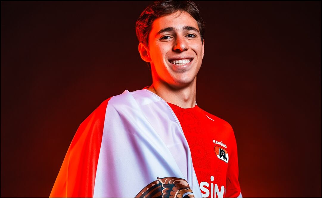 Mateo Chávez, canterano del Guadalajara. FOTO: @AZAlkmaar