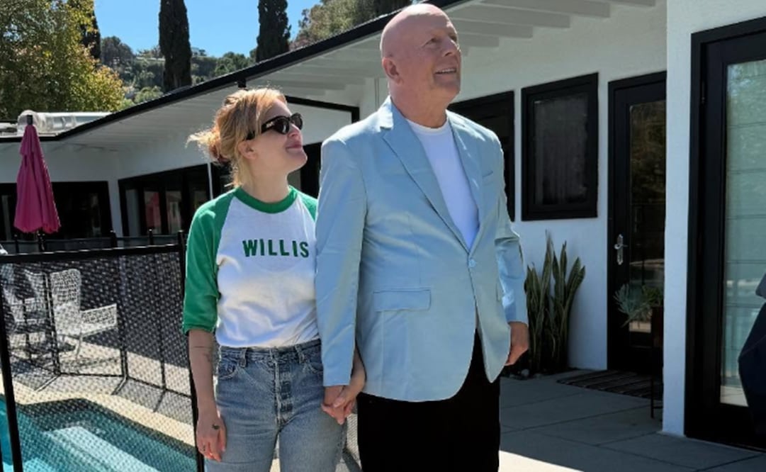 Bruce Willis y su hija Tallulah, fruto de su relación con Demi Moore. Foto: Instagram oficial.