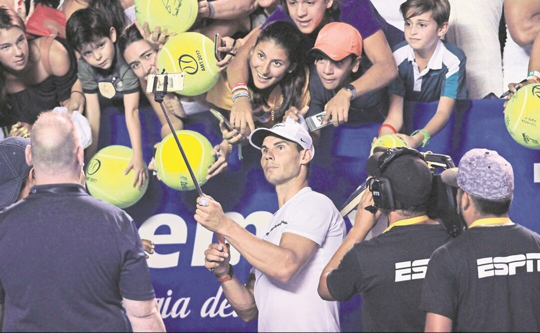 Rafael Nadal en Acapulco. Foto: Agencias
