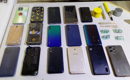 Operativo en penal del Castillo en Mazatlán; hallan droga, celulares, módems, memorias USB y chips