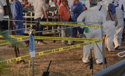 Exhuman cadáver número 100 en Tetelcingo