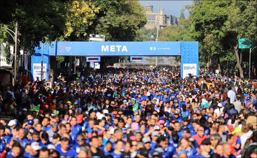 El Medio Maratón de la Ciudad de México tuvo sabor africano. Foto: Twitter