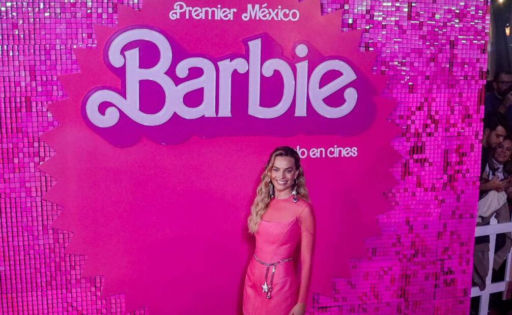 Margot Robbie, el rol principal en la película de Greta Gerwig. Foto: Hugo Salvador EL UNIVERSAL