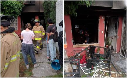 Se registra explosión e incendio por acumulación de gas en casa de Tecámac
