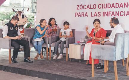 Solicitan parques y bibliotecas en el Zocalito de infancias 