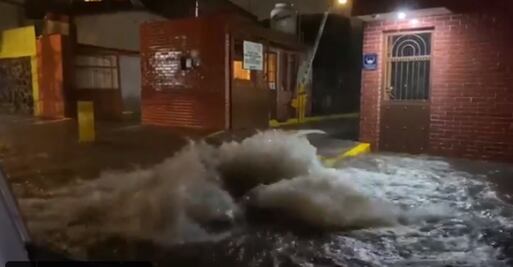 Hannia Novell graba coladera "vomitando" agua