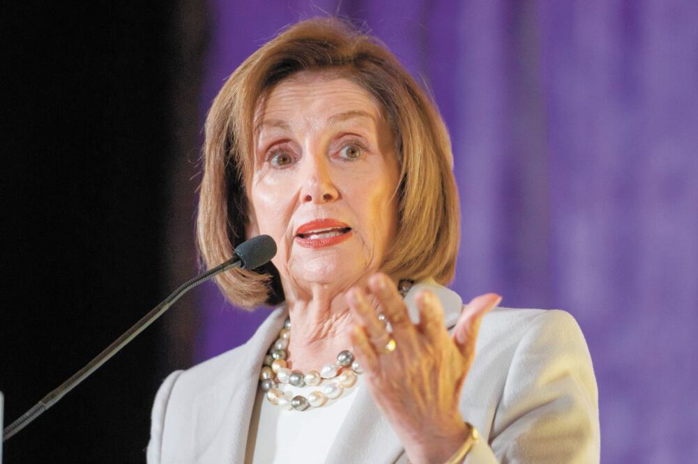 Nancy Pelosi, presidenta de la Cámara de Representantes de Estados Unidos, recibió la petición de López Obrador. Foto: ALEX BRANDON. AP