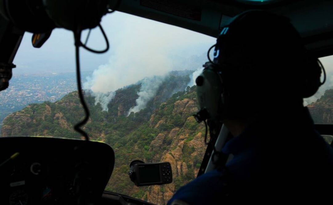 Labores de combate contra el fuego. Archivo EL UNIVERSAL