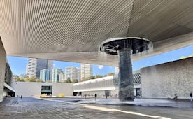 Lluvias provocan encharcamientos en salas del Museo Nacional de Antropología; INAH dice que no hay afectaciones