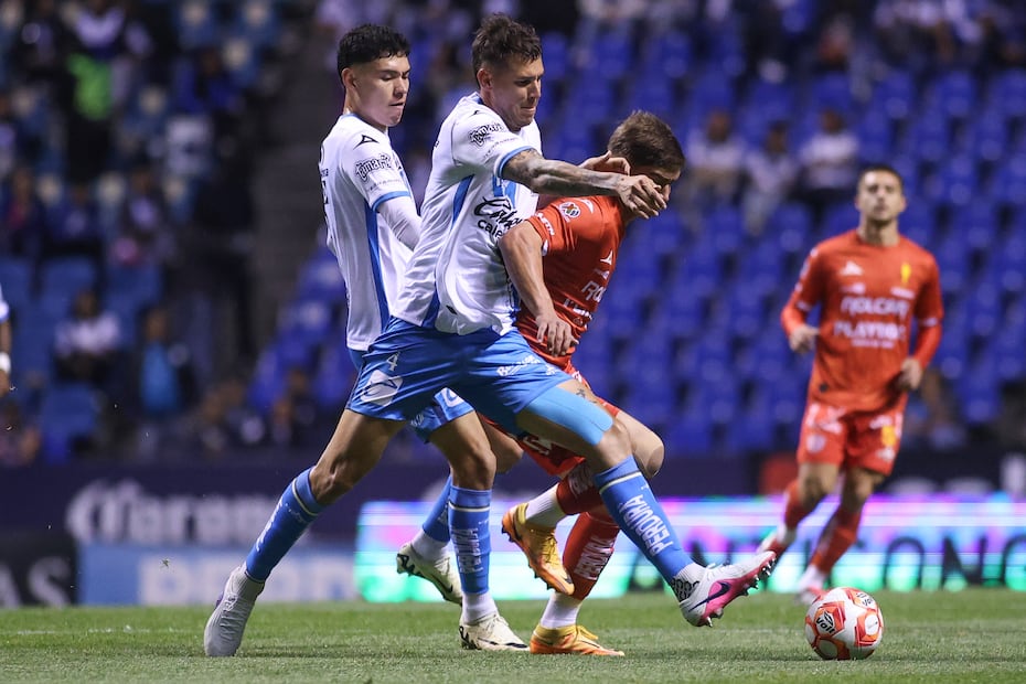 Puebla y Necaxa en partido, durante la fase regular del torneo Clausura 2026 - Foto: Imago7