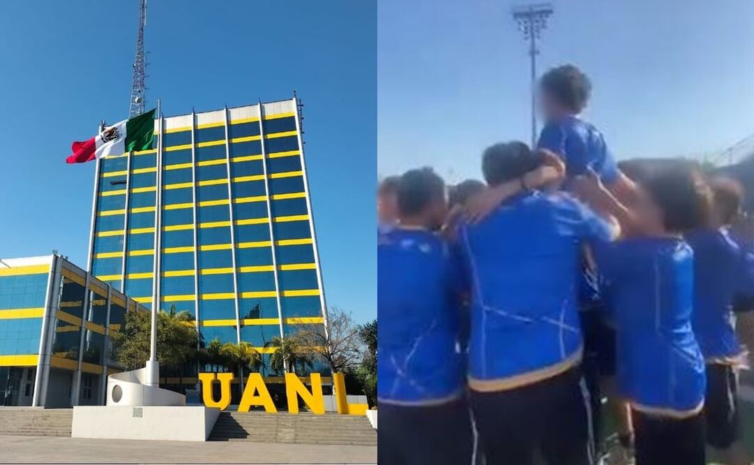 Así es la UANL, universidad donde fue lesionado estudiante tras ser lanzado al aire. Foto: Redes sociales y captura de video