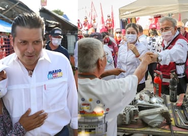 Candidatos punteros a la gubernatura de Sinaloa presumen su fuerza política