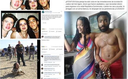 Las fotos de celebridades presentadas como peligrosos migrantes