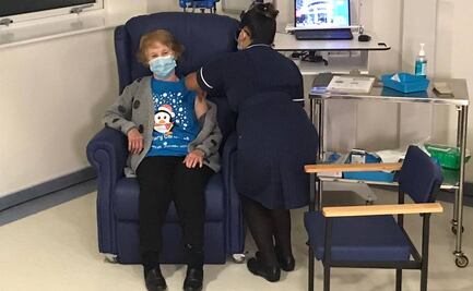 Una mujer de 90 años, la primera en recibir la vacuna contra Covid-19