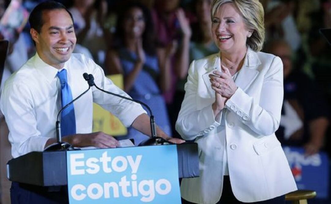 At least two Hispanics are also considered candidates to be the running mate to the eventual Democratic presidential nominee: Labor Secretary Thomas Perez and Housing and Urban Development Secretary Julian Castro, in the photo. (Photo: AP)