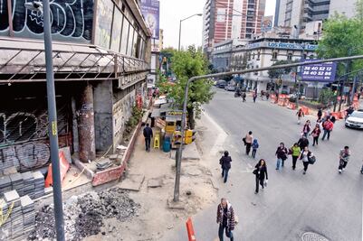 Ambulantes amagan con frenar rehabilitación en Zona Rosa
