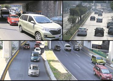 Ubican montachoques en avenidas del Edomex