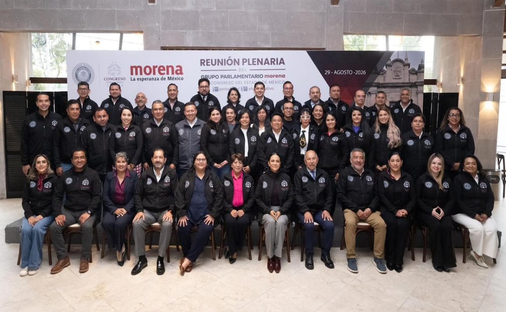 Reunión Plenaria del Grupo Parlamentario de Morena. Foto: Especial