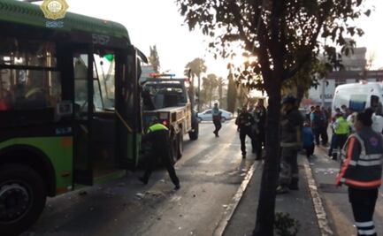 Semovi confirma 6 heridos en el choque entre RTP y camión de pasajeros