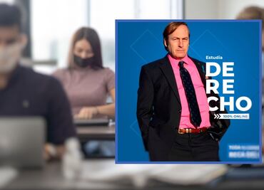 ¿Estudiar derecho y litigar como Saul Goodman? Se viraliza publicidad de universidad privada por esta razón