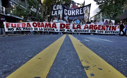 Protestan en Argentina contra visita de Obama
