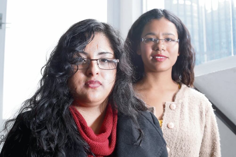 Karla y Neli fueron víctimas de trata, pero lograron salir adelante tras recibir apoyo, actualmente están reconstruyendo sus vidas. (LUIS CORTÉS. EL UNIVERSAL)