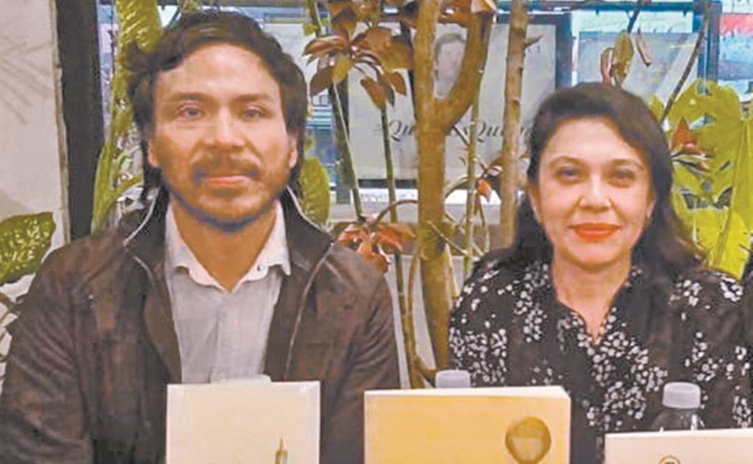 Pedro Alejandrez y Melina Balcázar fundaron la editorial especializada en literatura francesa. Foto: CORTESÍA EDITORIAL CANTA MARES