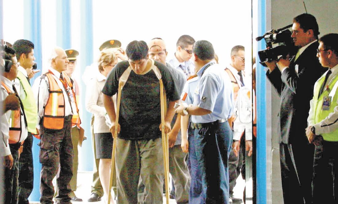 Migrantes centroamericanos han regresado a su país de origen en aviones de la Fuerza Aérea Mexicana, para reunirse con sus familias. ARCHIVO EL UNIVERSAL