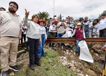 Delfina Gómez lidera limpieza en Naucalpan; recogen 10 toneladas de desechos en presa Los Cuartos