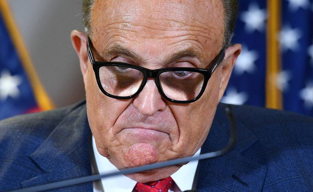 Rudy Giuliani, exalcalde de Nueva York y abogado de Donald Trump. Foto: AFP