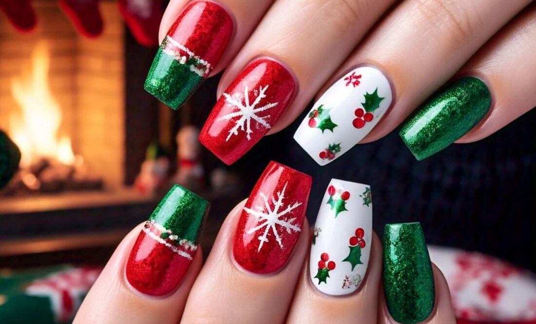 Los 5 colores son combinables con lo que te pongas en la cena de Navidad. Imagen hecha con IA