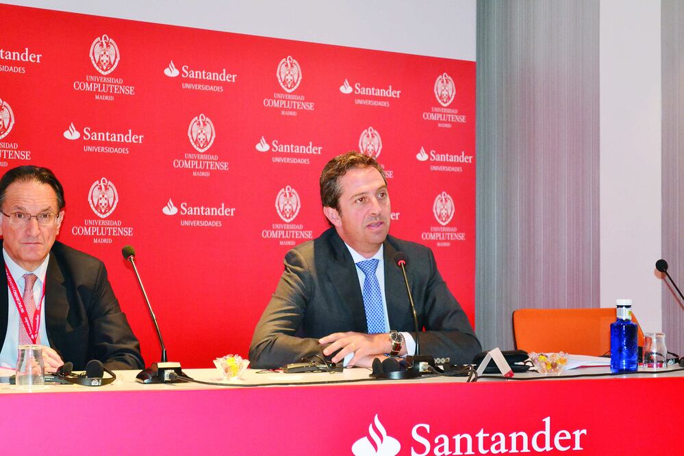 Íñigo Fernández, secretario de Estado de Economía y Apoyo a la Empresa de España, en la clausura del XIV Encuentro Santander América Latina (ROBERTO JIMÉNEZ. EL UNIVERSAL)