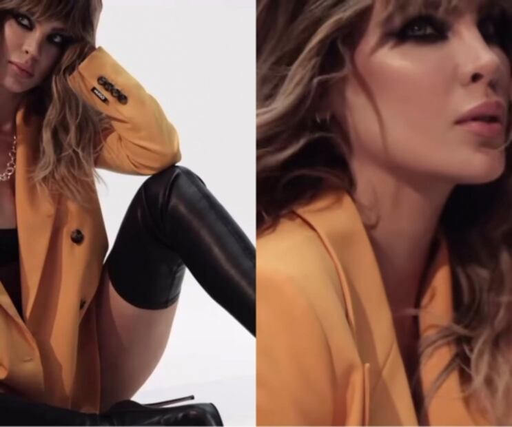 Las incendiarias imágenes de Belinda en un estudio de foto