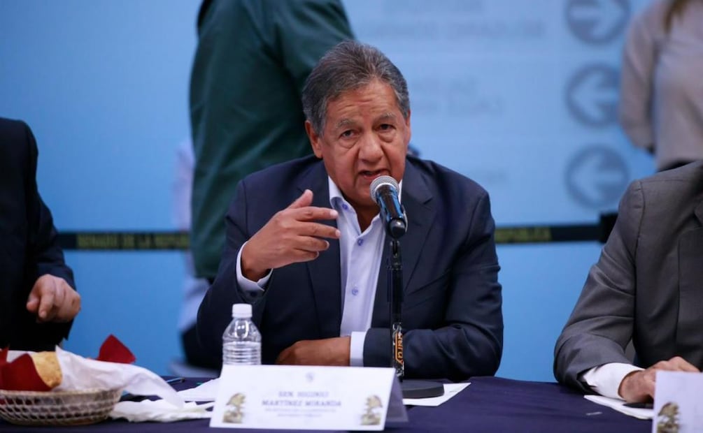 Higinio Martínez Miranda, vicecoordinador de Morena en el Senado (07/05/2026). Foto: X (@higinio_mtz)