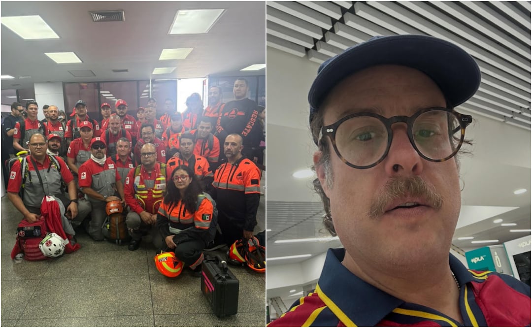 El comediante venezolano Jóse R. Guzmán está apoyando a brigadas de topos mexicanos para llegar a las zonas afectadas por el doble terremoto. Foto: Instagram @joserguzman