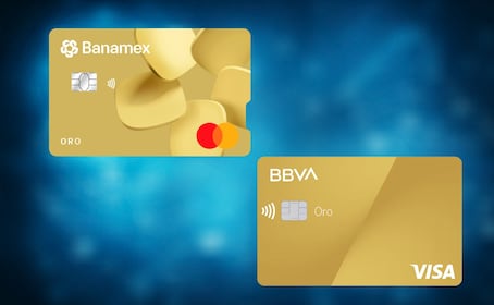 Tarjeta Oro BBVA o Banamex en 2026: descubre cuál te conviene para ganar beneficios y evitar deudas
