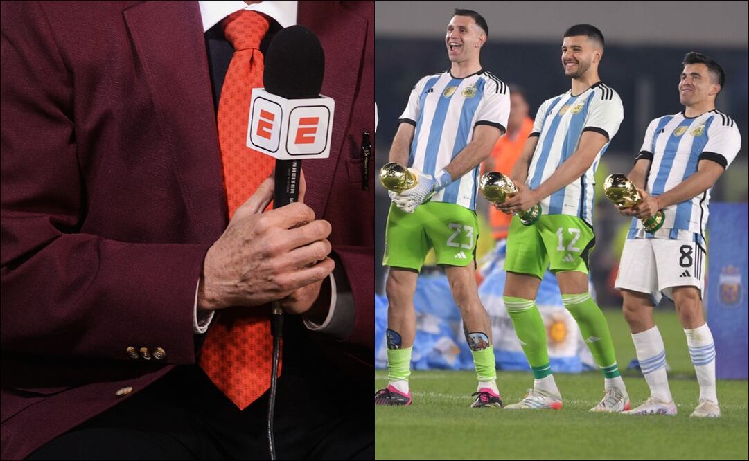 Analista de ESPN arremetió contra Dibu Martínez por su polémica celebración / FOTO: ESPECIAL