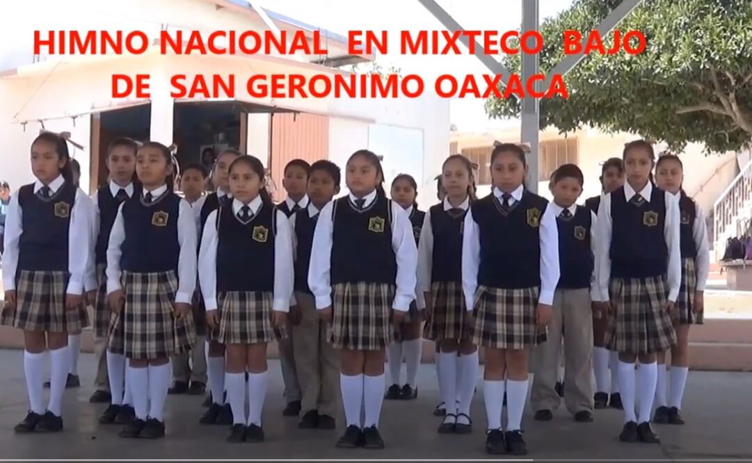 Niños de San Gerónimo, Oaxaca. Foto: Captura YouTube