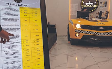 Restringen uso de taxis por aplicación en el AIFA