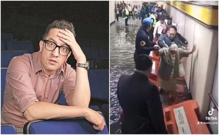 Chumel Torres reacciona a usuarios del Metro de CDMX varados tras fuertes lluvias; esto dijo