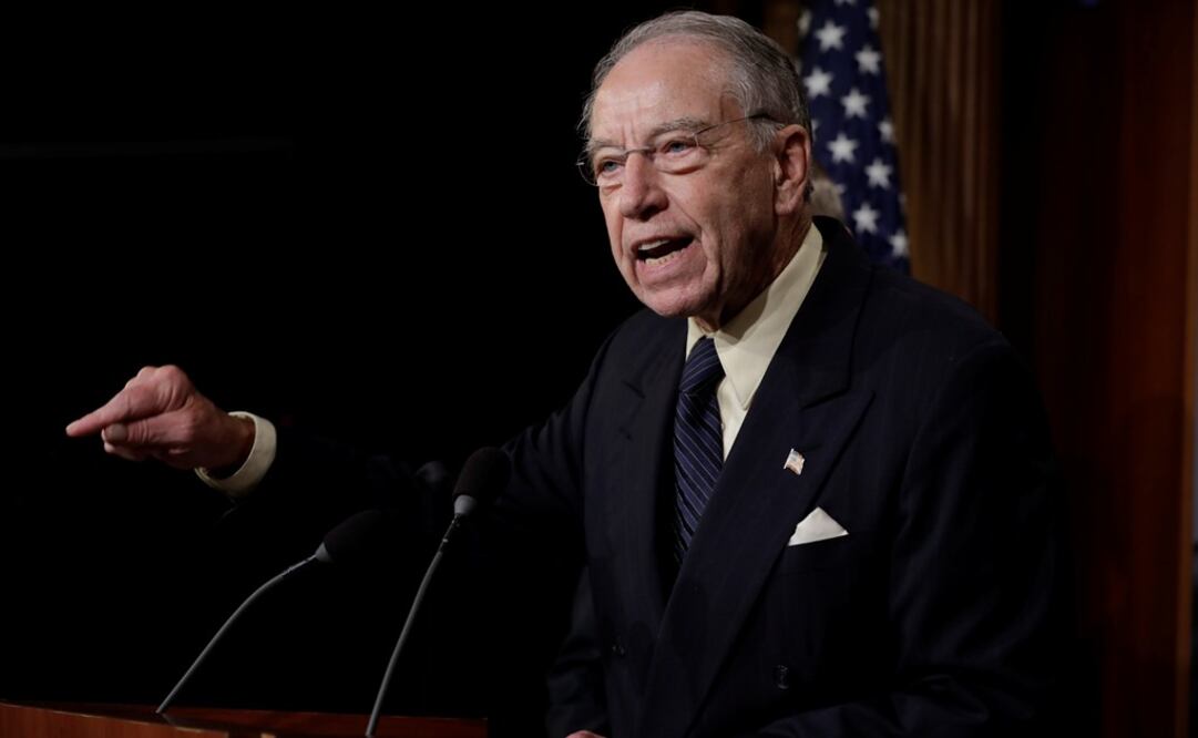 El senador republicano Chuck Grassley durante una conferencia de prensa. Foto: Reuters