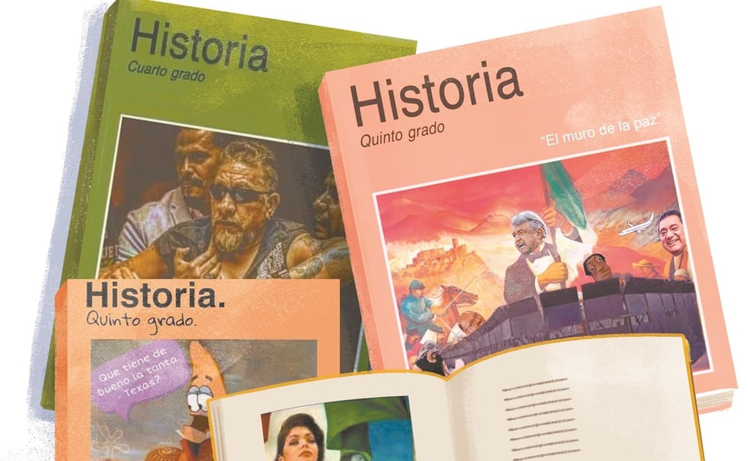 Ilustración basada en la anticonvocato ria con que se respondió a la convocatoria de la SEP. Foto: ANI CORTÉS. EL UNIVERSAL