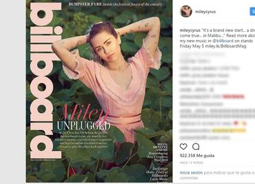 Miley Cyrus se aleja de la mariguana y el alcohol