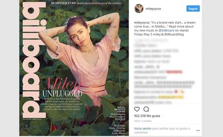 Miley Cyrus se aleja de la mariguana y el alcohol