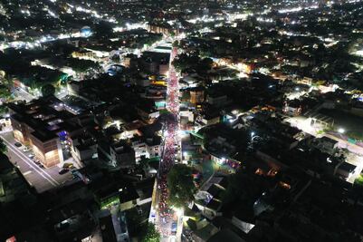 Arman carrera nocturna por Día Internacional de la Mujer en Iztapalapa