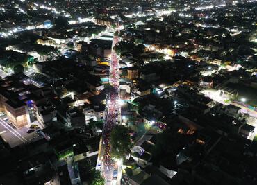 Arman carrera nocturna por Día Internacional de la Mujer en Iztapalapa