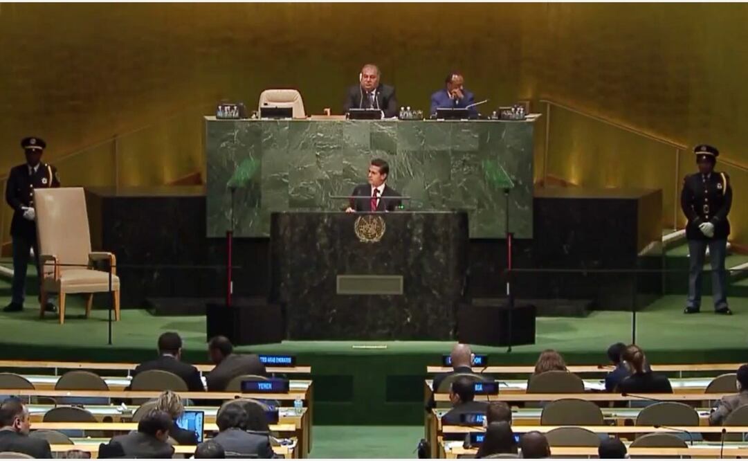 Protección mundial a migrantes debe surgir de la ONU: EPN